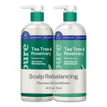 Tea Tree & Rosemary Shampoo & Conditioner Set 2x24oz Q45362