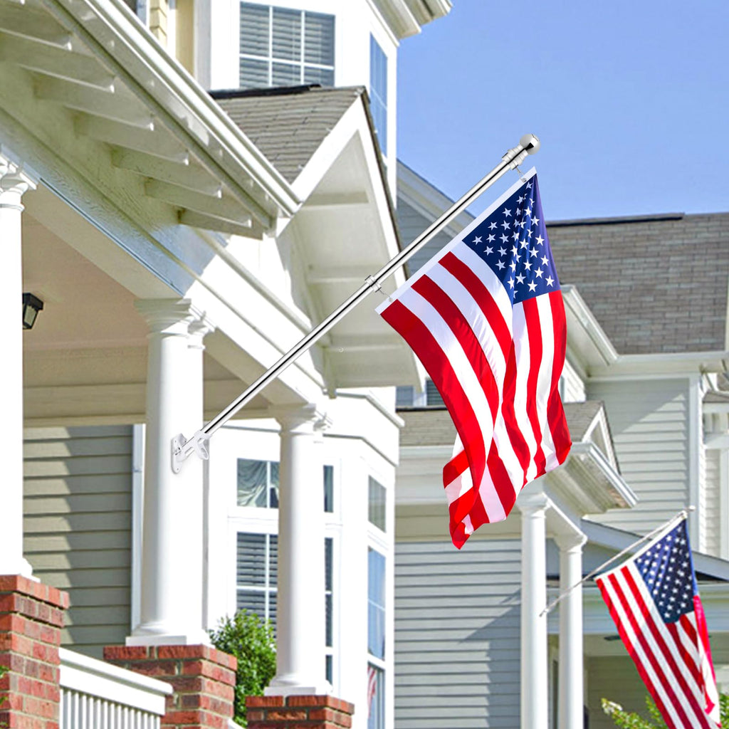 1" Aluminum Alloy Flag Pole Rings 2 Pcs F945