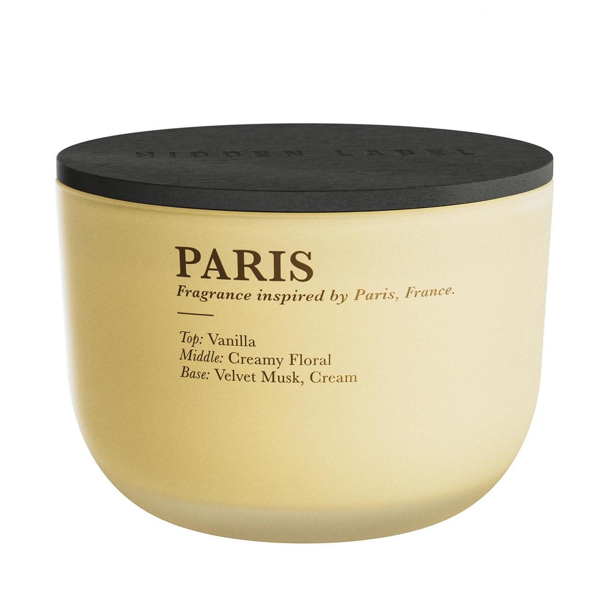 Vanilla Cream Scented Candle, 16 oz, 3-Wick Soy Wax D946