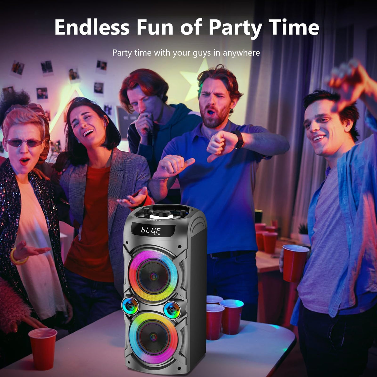 100W Portable Bluetooth Speaker E49460