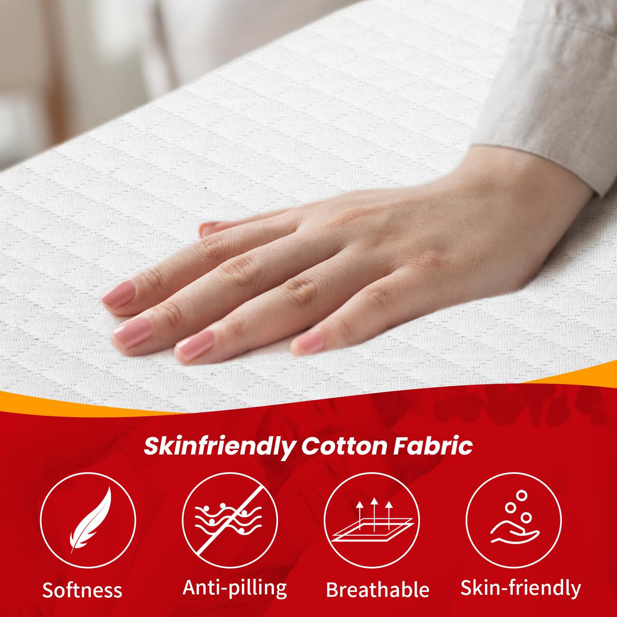 5 Inch Gel Memory Foam Twin Mattress V412