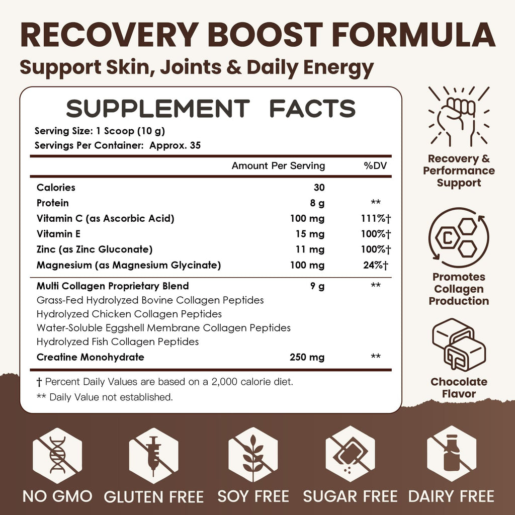 Multi Collagen Peptides Powder Chocolate Flavor 35 Servings G37653