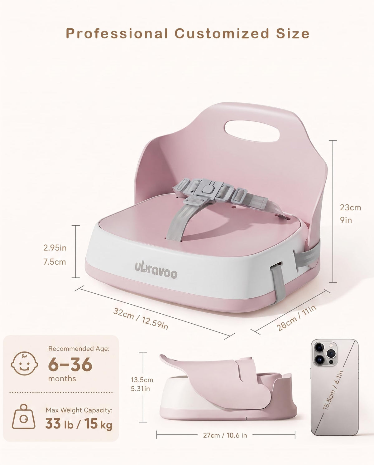 Pink Booster Seat D952349
