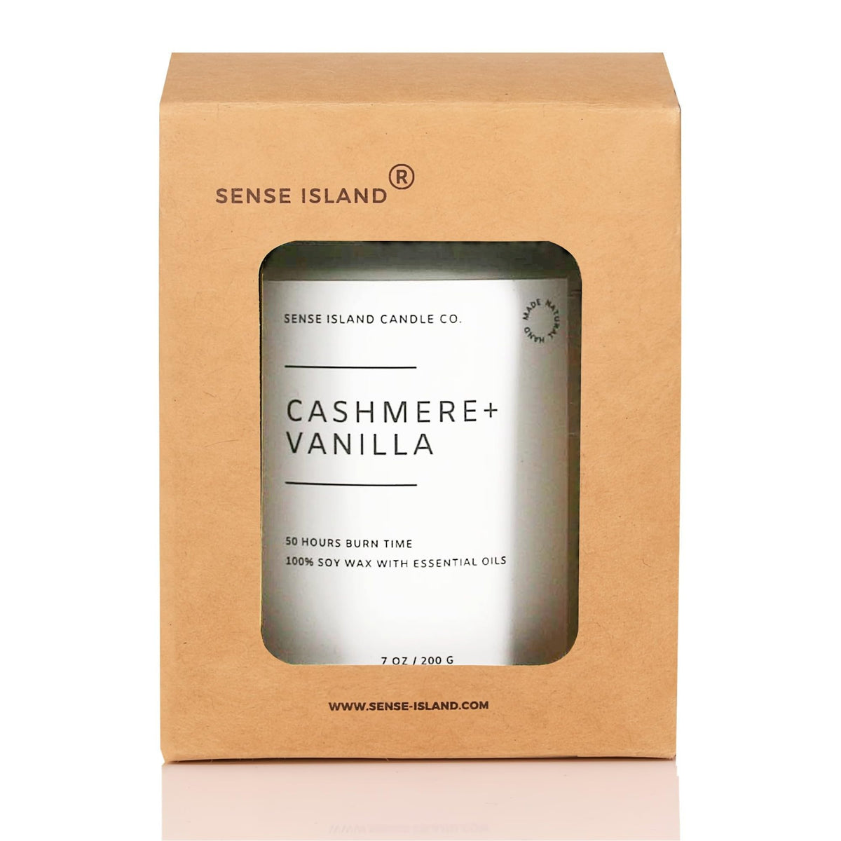 Vanilla Cashmere Scented Soy Wax Candle N3649