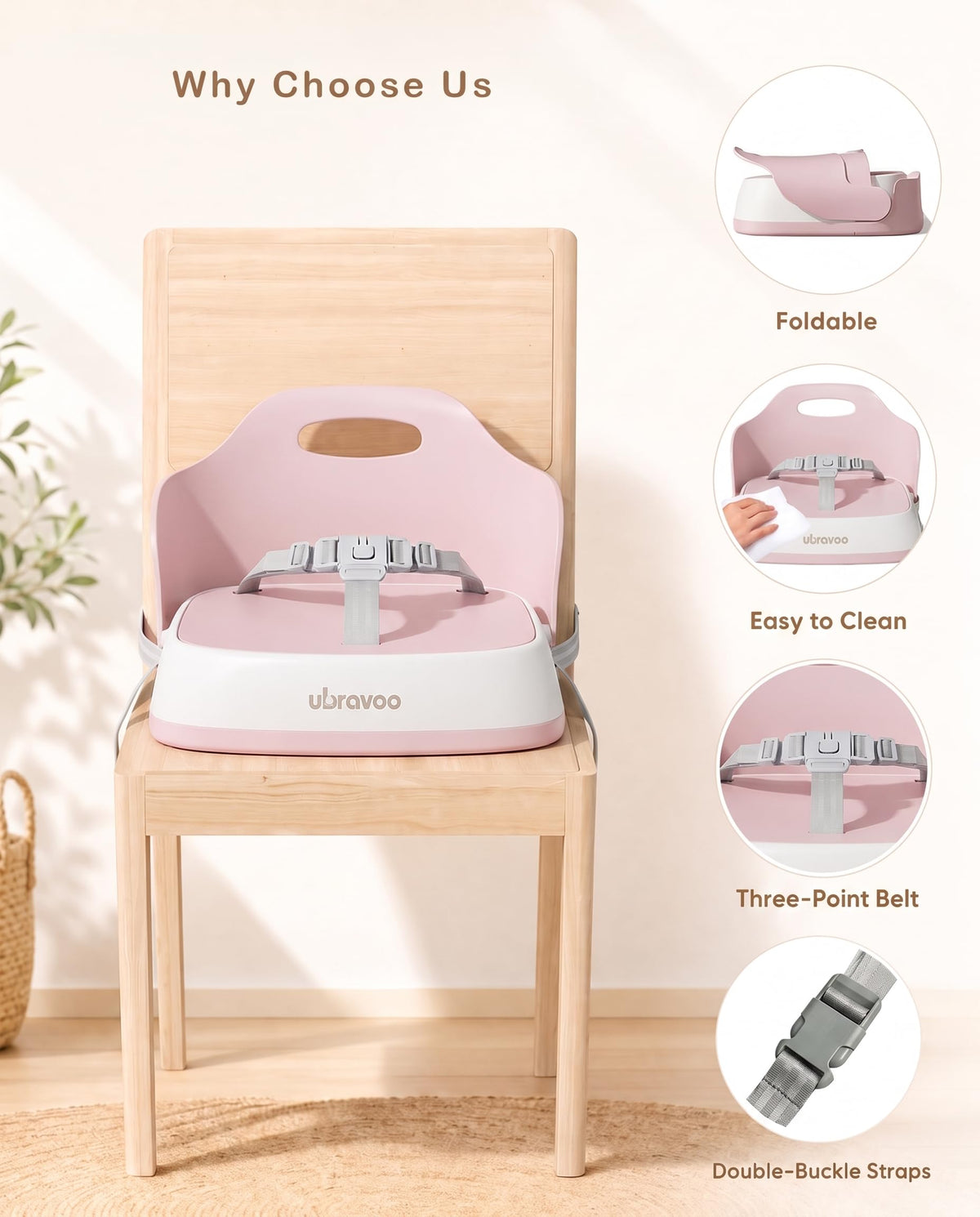 Pink Booster Seat D952349