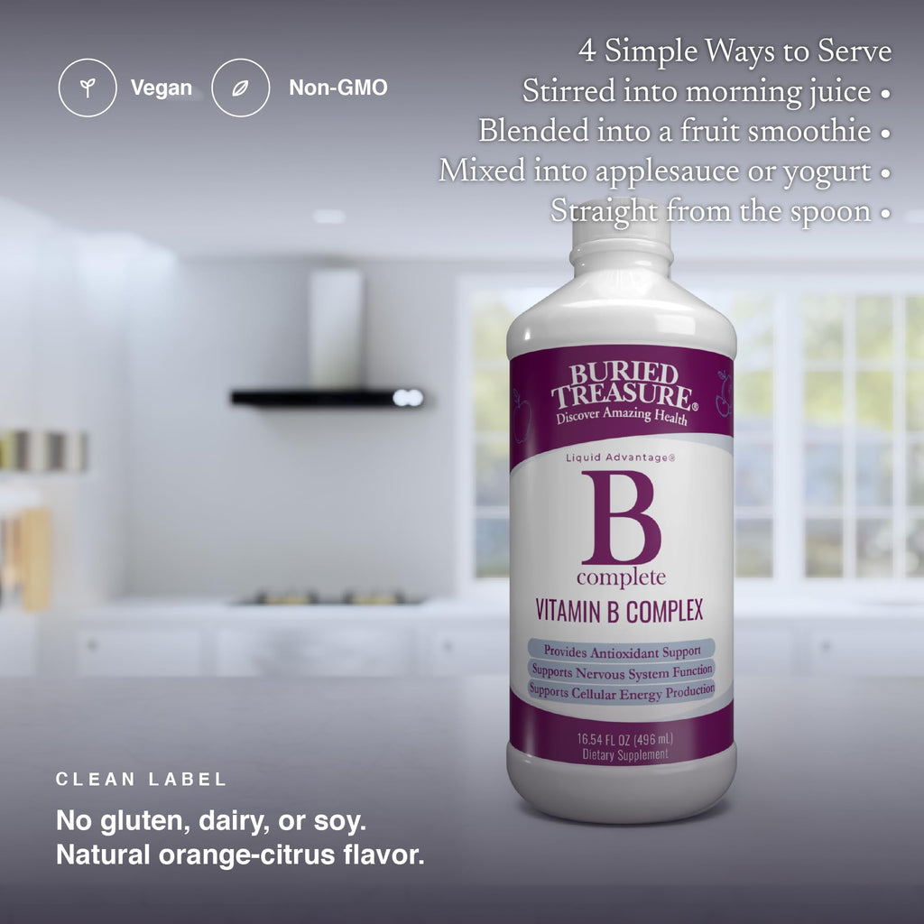 16 Fl oz Liquid Sugar-Free B Complex Vitamins C87834
