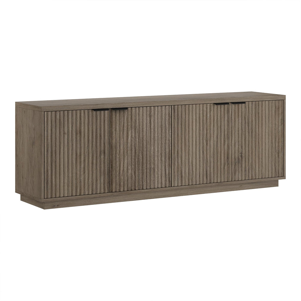 70" Weathered Gray TV Stand S21200