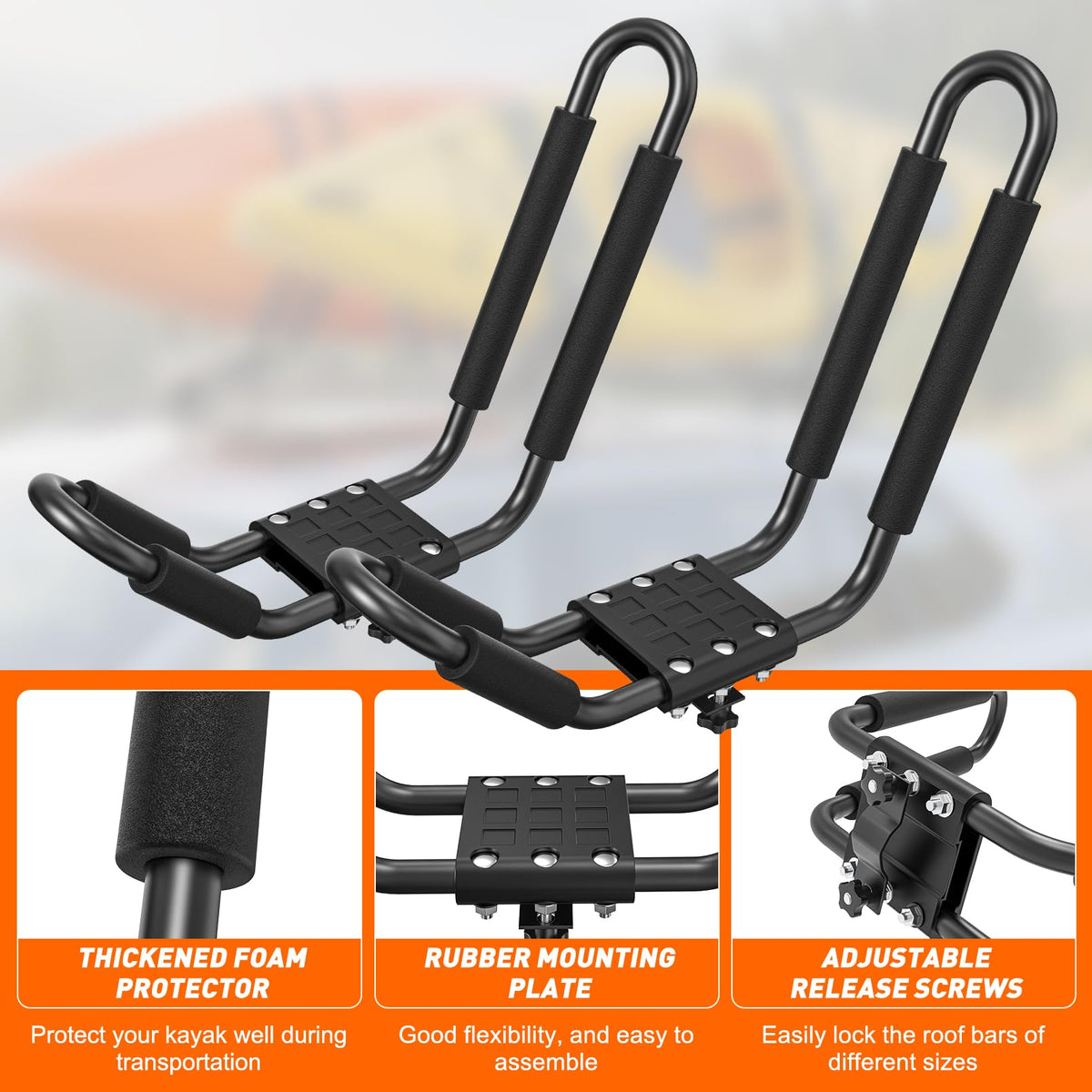 2 Pairs Kayak Carrier Racks S76304