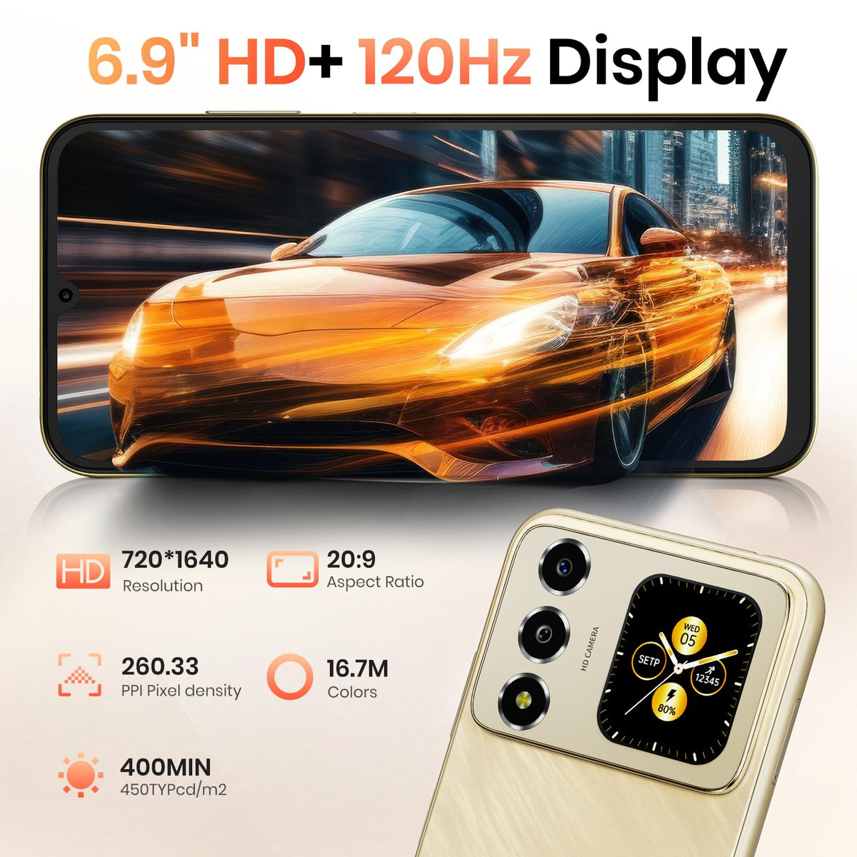 Unlocked 32GB+256GB+2TB Android Smartphone A24640