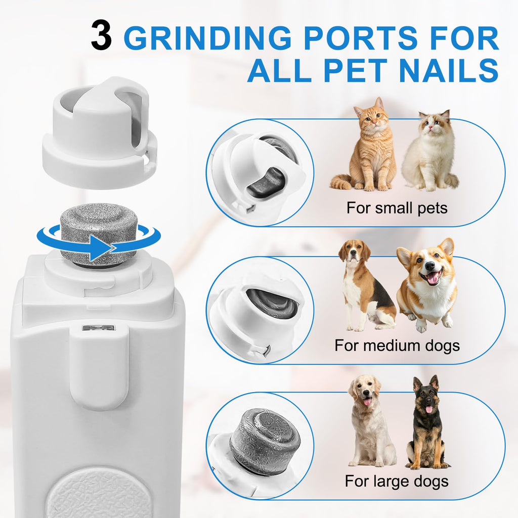 2-in-1 Dog Nail Clippers & Grinder with LED Light Z249