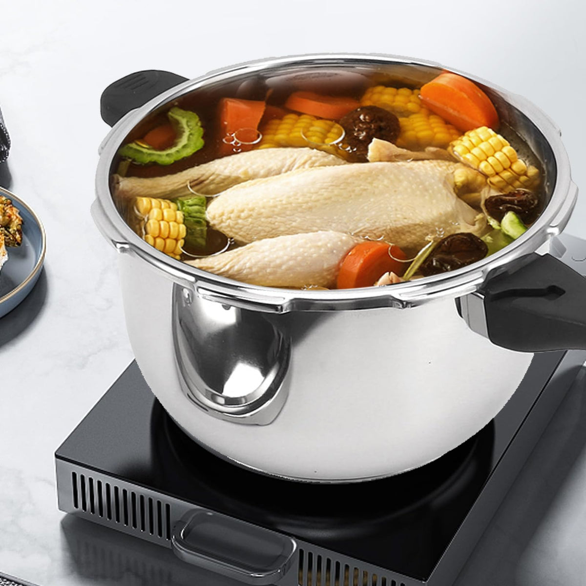 Stainless Steel 3L Pressure Cooker O422