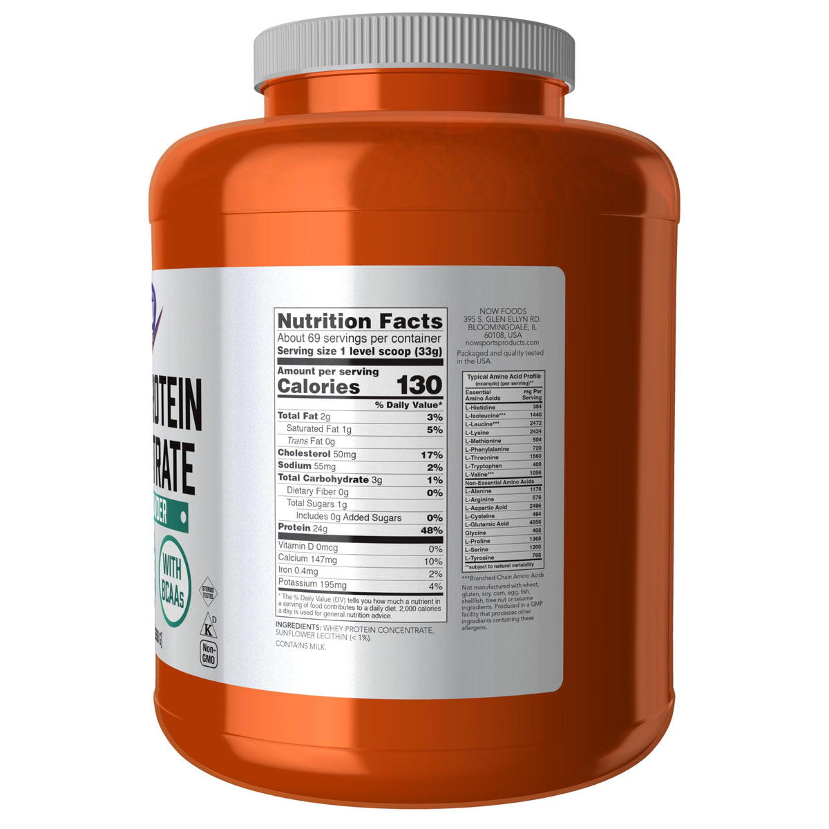 Whey Protein Concentrate Powder 5 lbs O928
