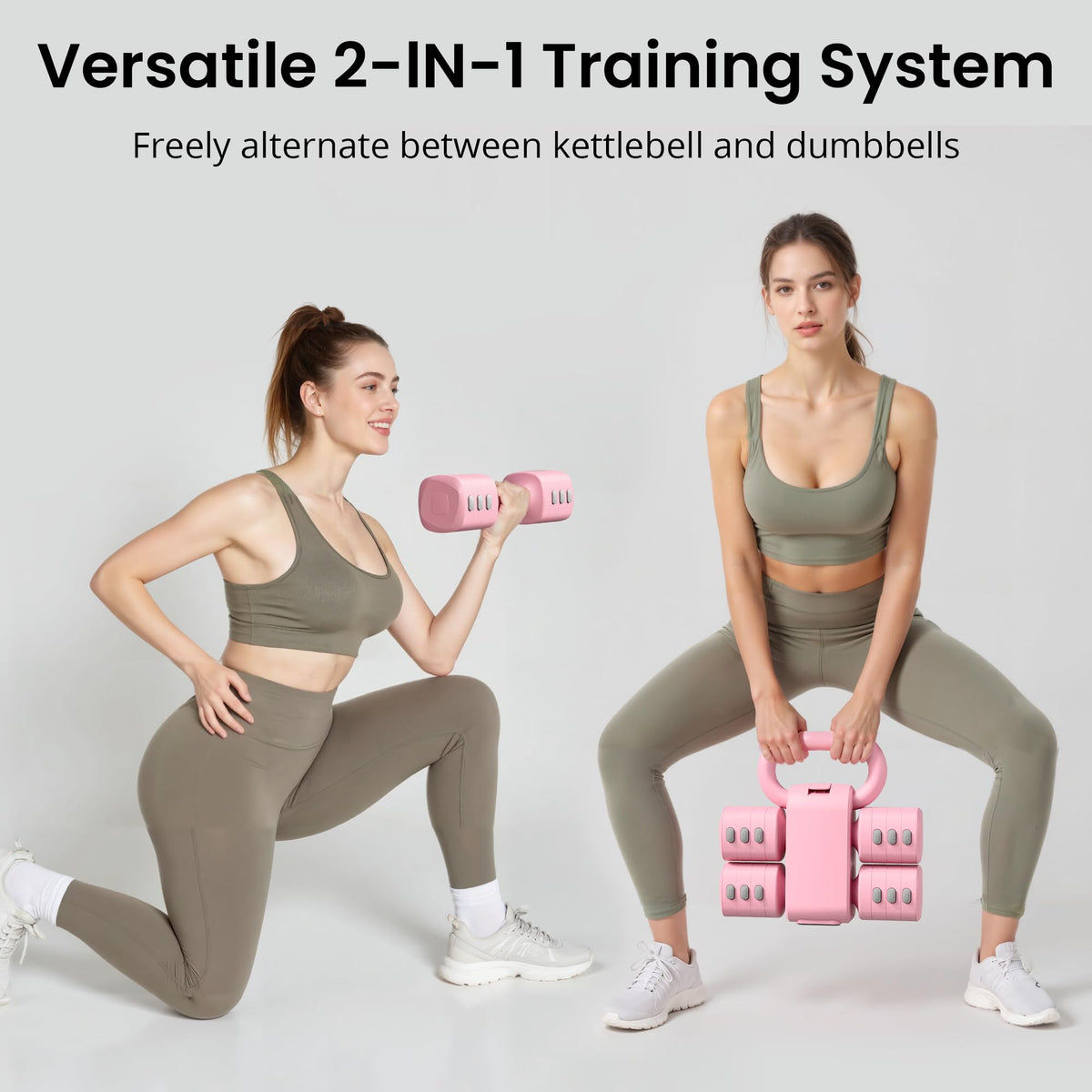 Adjustable Dumbbell Set 2.2lbs to 12.1lbs H5068