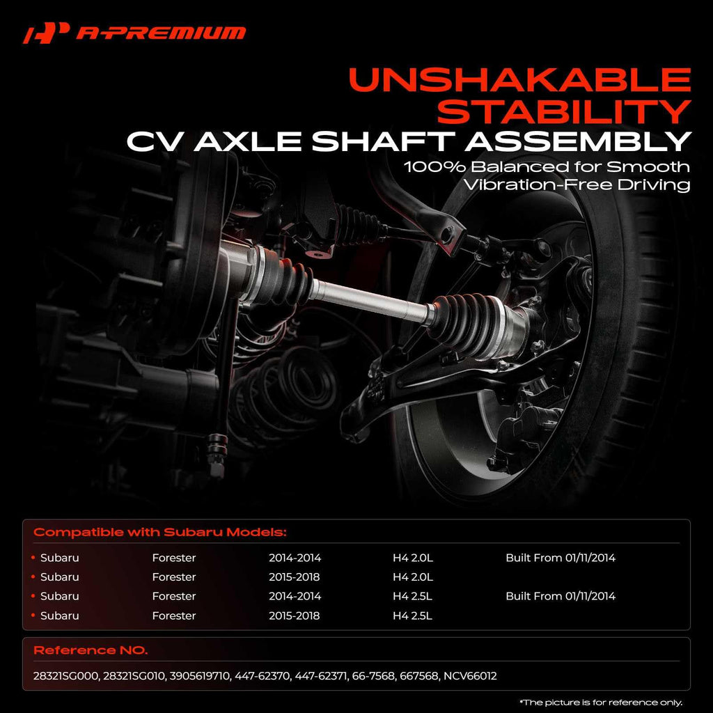 Front CV Axle Shaft Assembly V53017