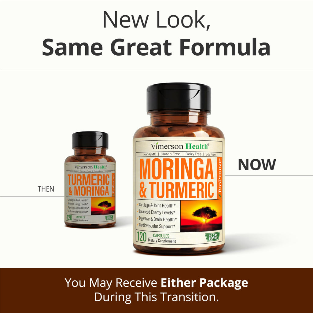 Moringa Capsules 4:1 Extract with Turmeric 120 Capsules K791942
