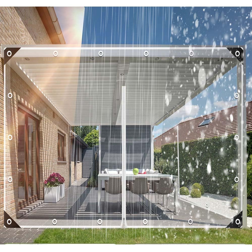 Clear Tarp with Zipper Door F8111