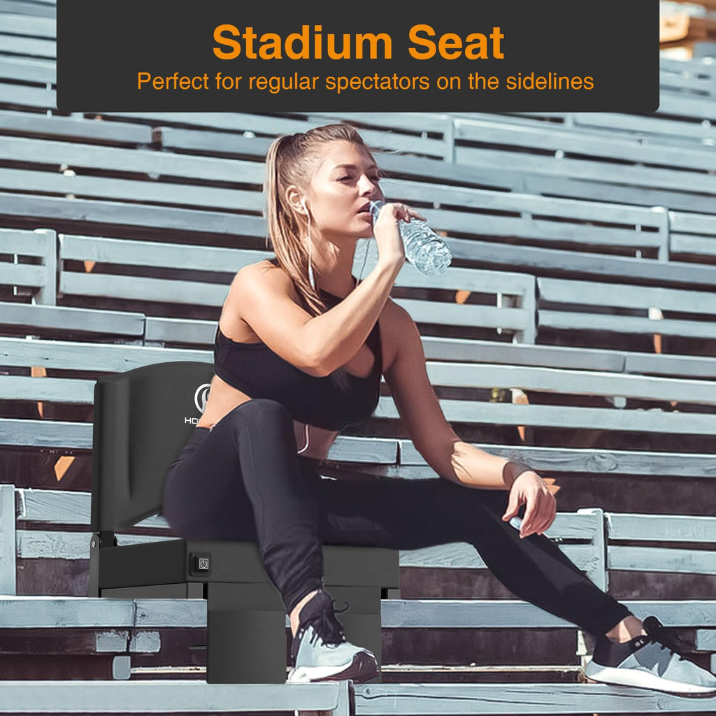 Heated Stadium Seats for Bleachers with Back Support A55294