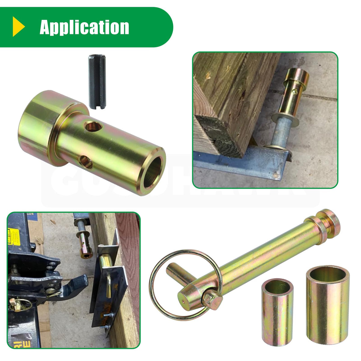 Quick Hitch Adapter Bushing for 3 Point Hitch Tractor G107