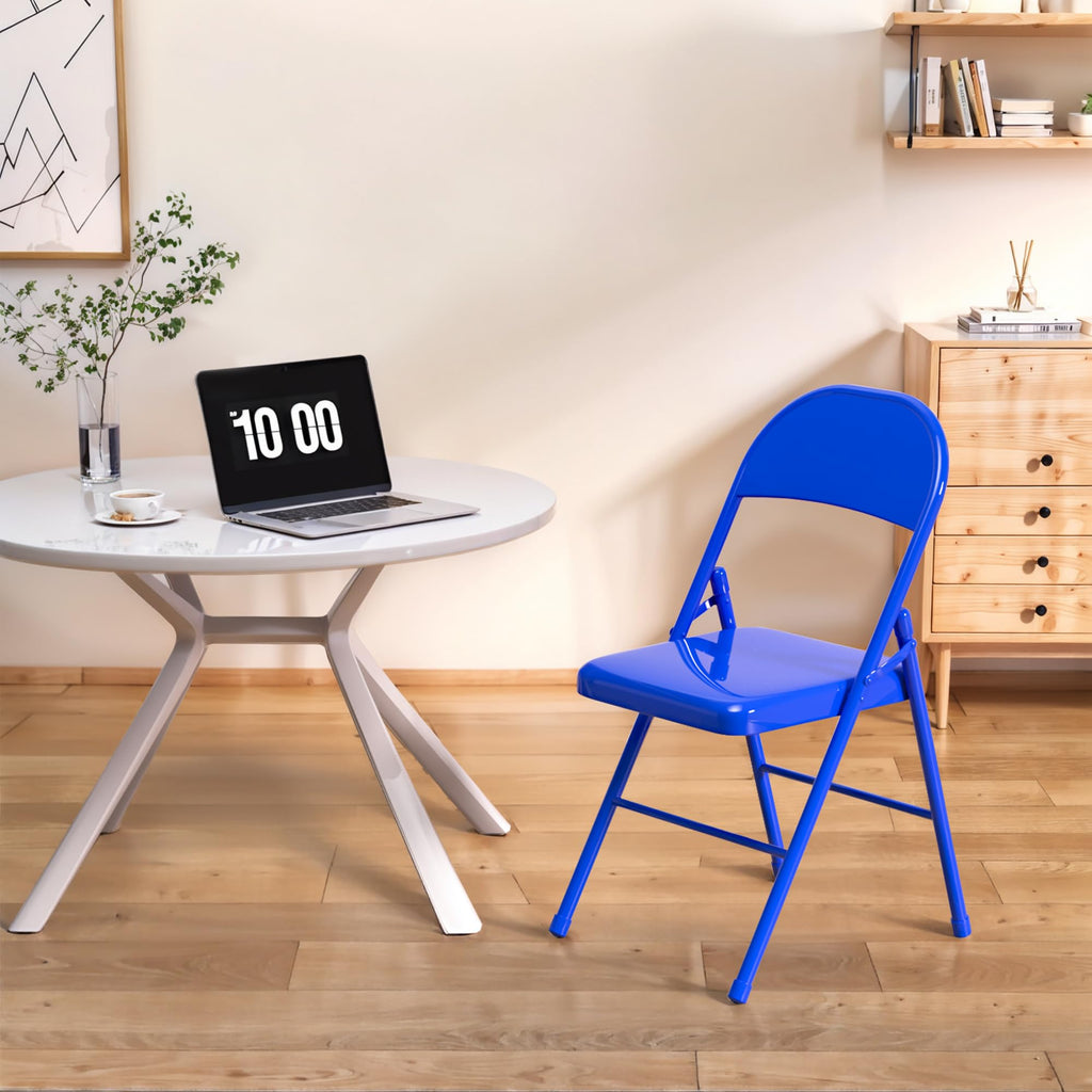 Metal Folding Chairs 4 Pack A39398