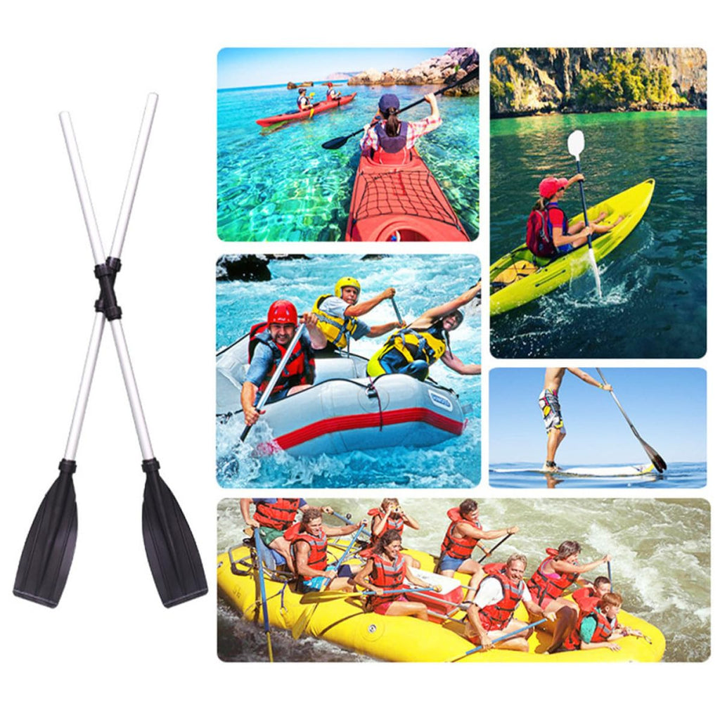 Boat Paddle Detachable Aluminum Alloy 2 Pairs L470