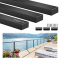 Black Aluminum Handrail 3 Pack O172263