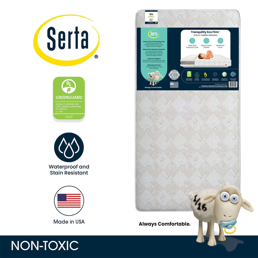2-Stage Baby Crib and Toddler Mattress M40195