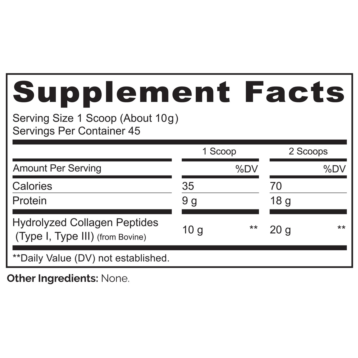 Collagen Peptide Powder 16 Oz Unflavored Y854857