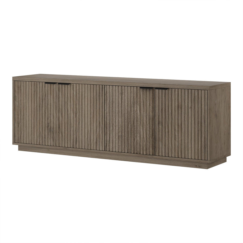 70" Weathered Gray TV Stand S21200