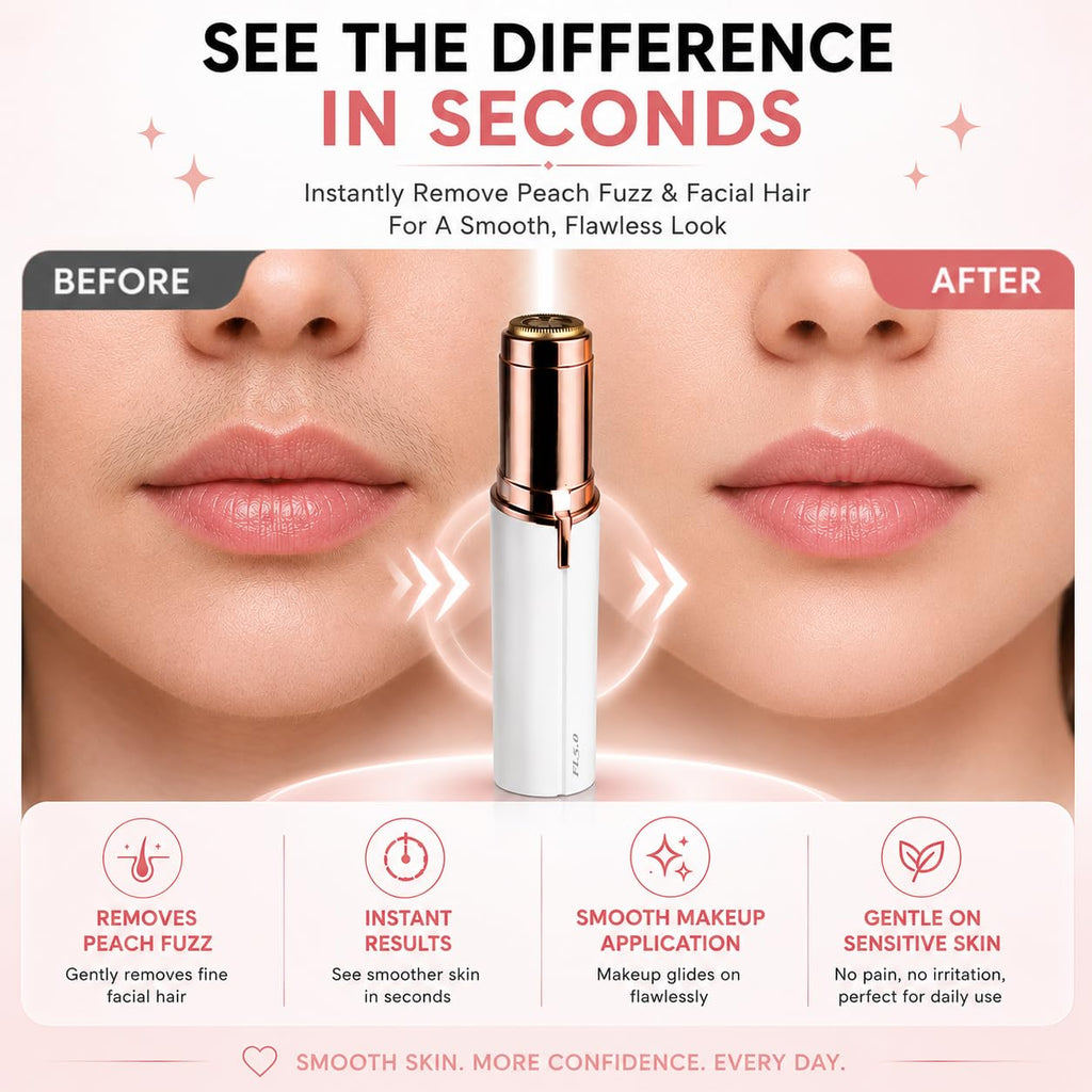 Facial Hair Remover with LED Light E613