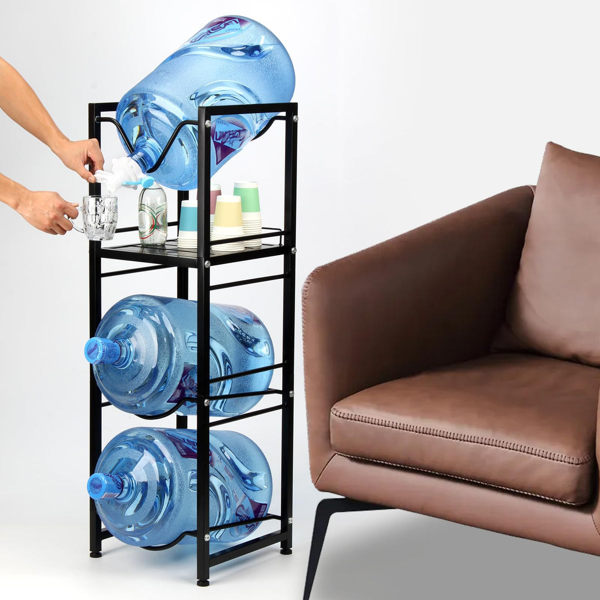 5 Gallon Water Jug Holder with Spigot B2990