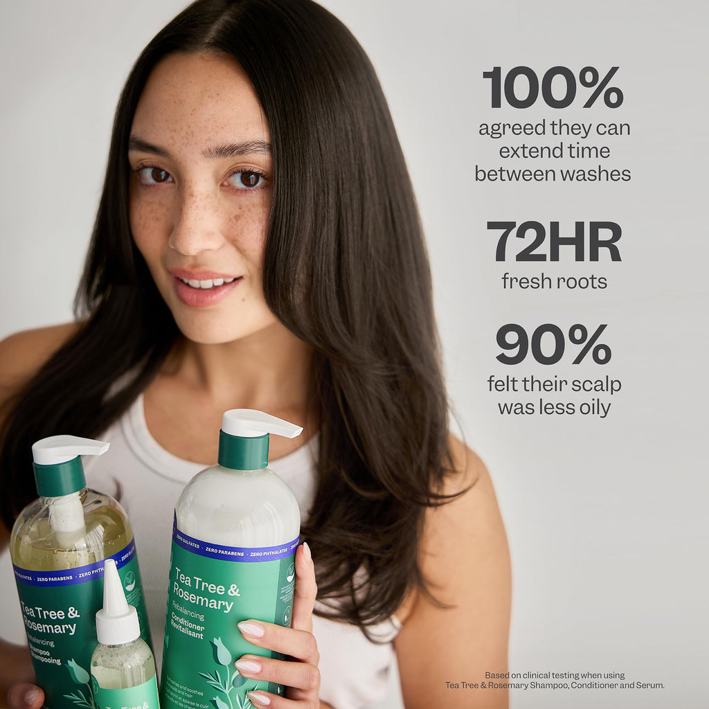 Tea Tree & Rosemary Shampoo & Conditioner Set 2x24oz Q45362