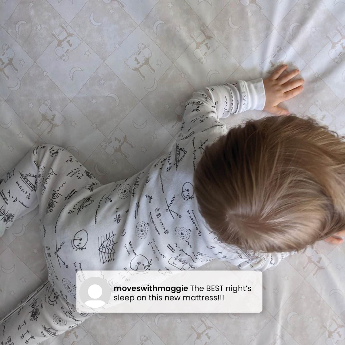 2-Stage Baby Crib and Toddler Mattress M40195