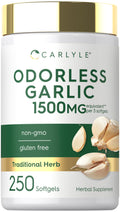 Odorless Garlic Supplement 250 Softgels R4374