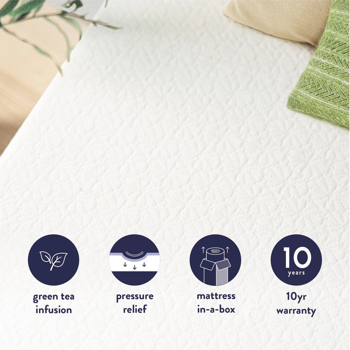 6 inch Twin Memory Foam Mattress U981