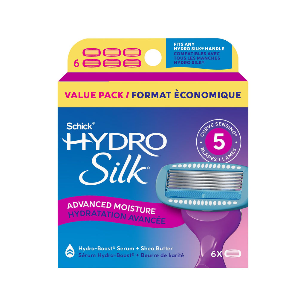 5-Blade Moisturizing Razor Refills, 6 Count G964