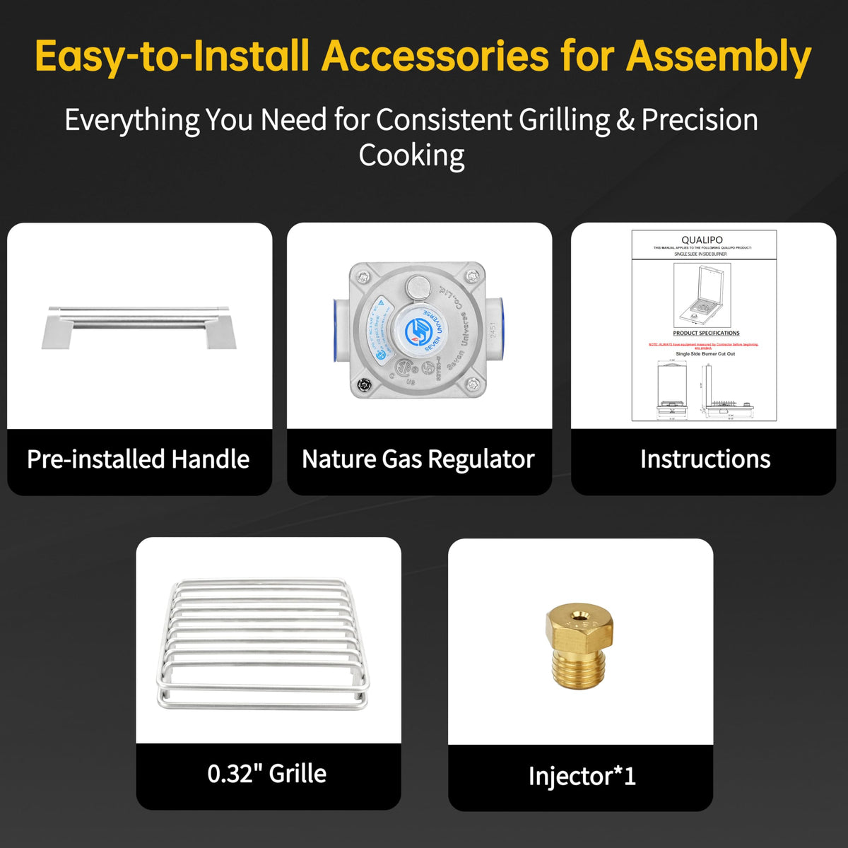 Built-in Single Side Burner N77970