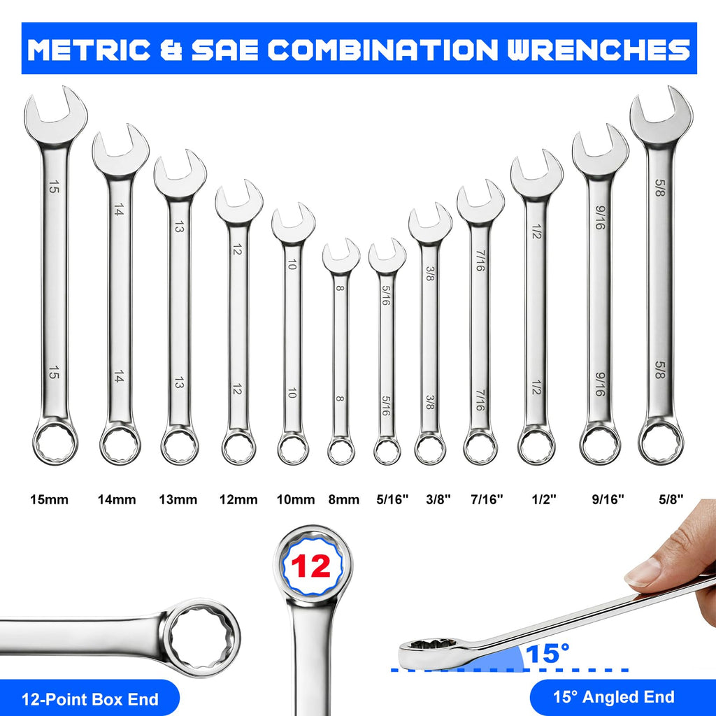 279-Piece Mechanics Tool Set with Toolbox Q219645