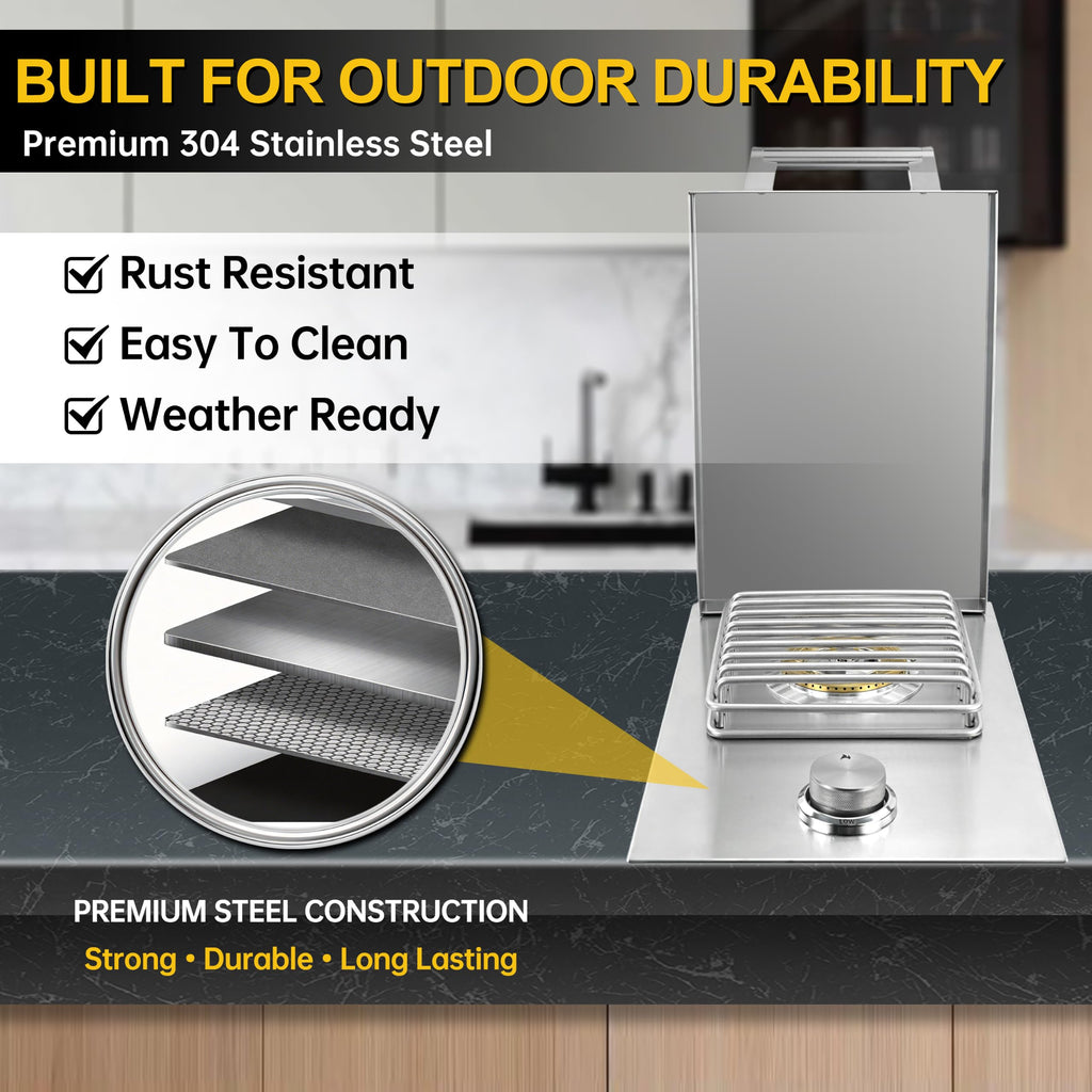 Built-in Single Side Burner N77970