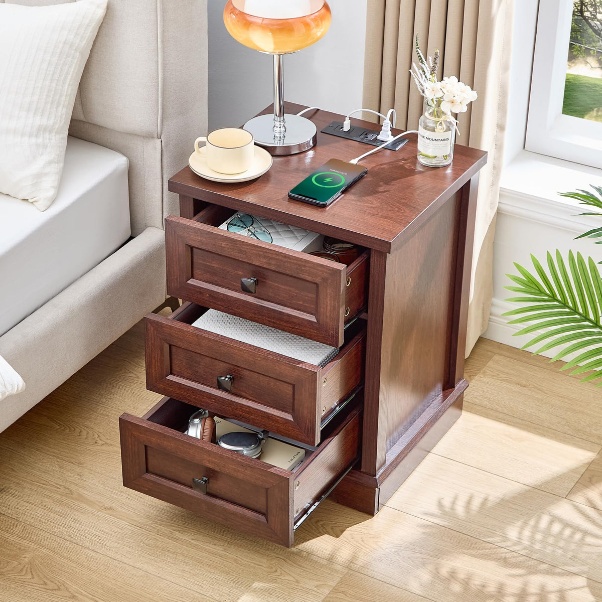 Dark Cherry Dresser Z292