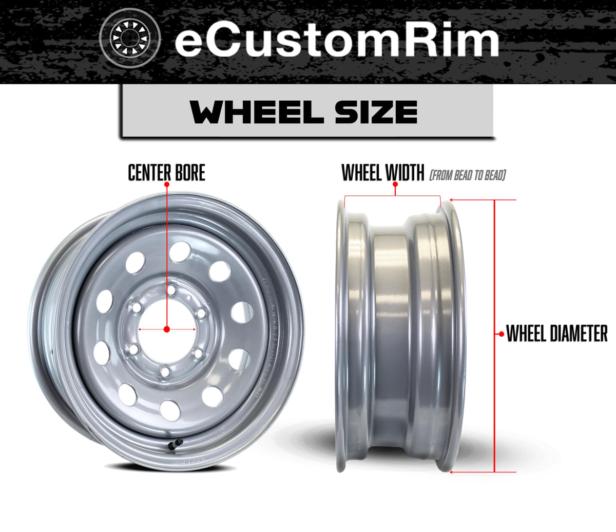 2-Pack Trailer Tire Rim Assembly 5.30-12 4 Lug White B76710
