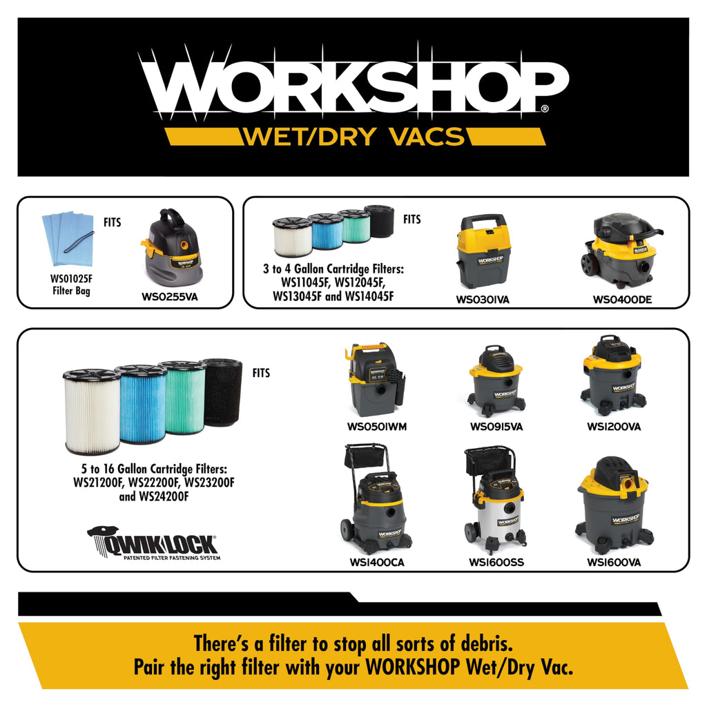 16-Gallon Wet Dry Vacuum Cleaner V872