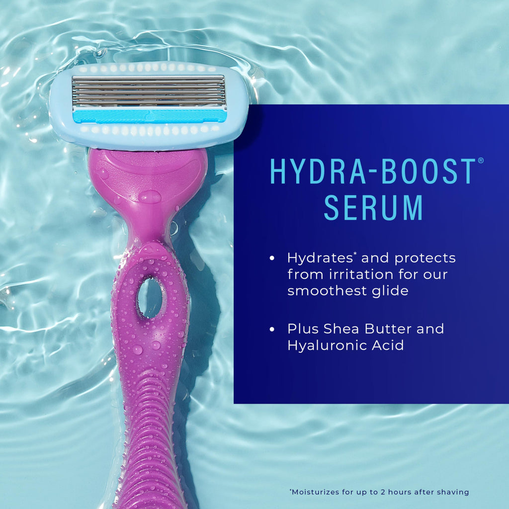 5-Blade Moisturizing Razor Refills, 6 Count G964