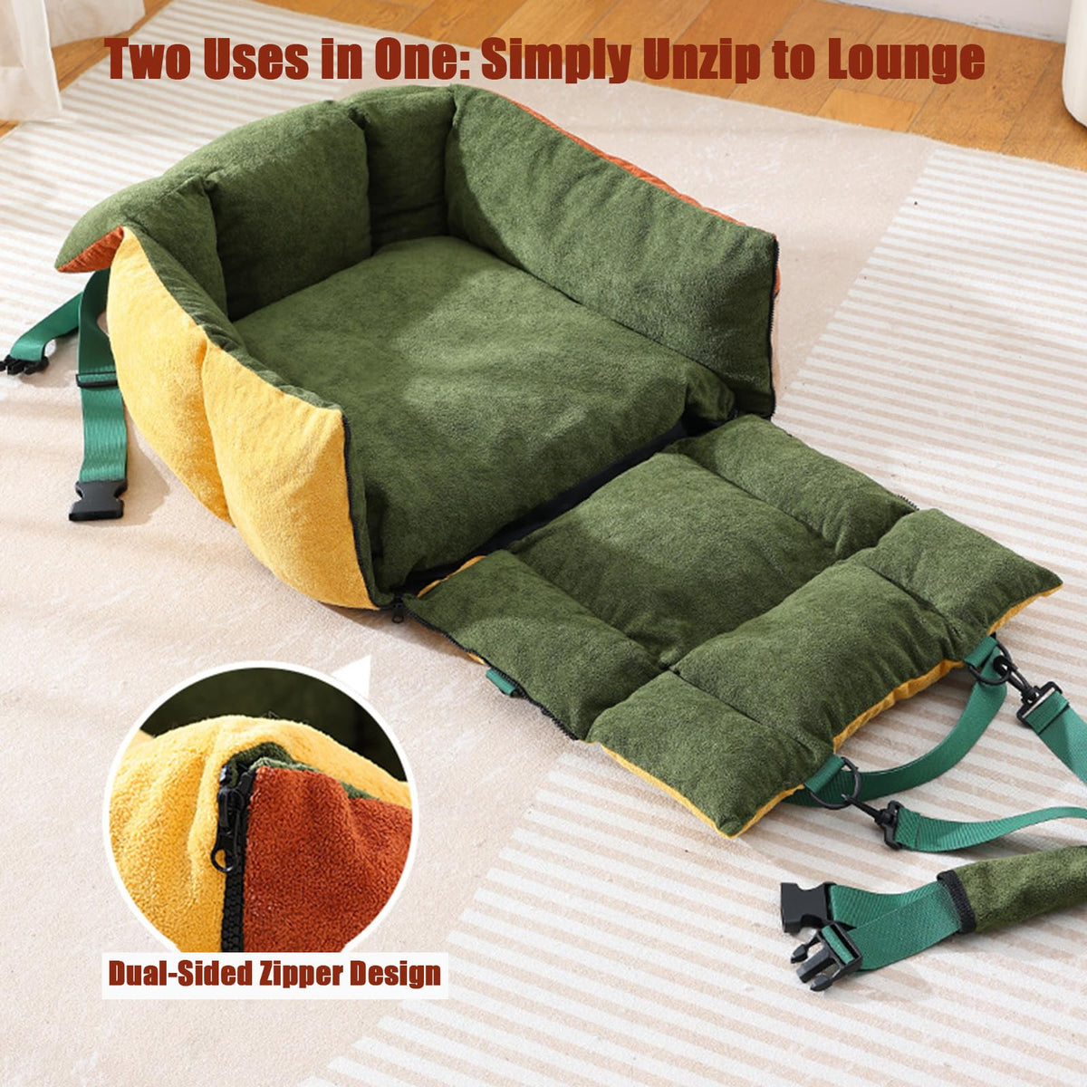 2-in-1 Dog Car Seat A529731