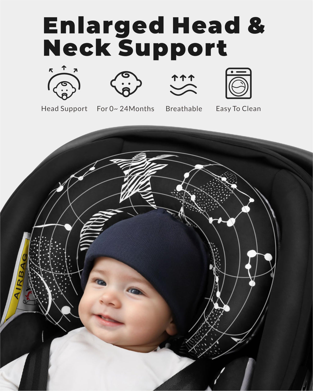 Infant Car Seat Insert with Removable Cushion X6046