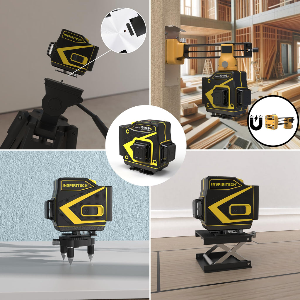 Self Leveling 3x360 Green Beam Laser Level W7538