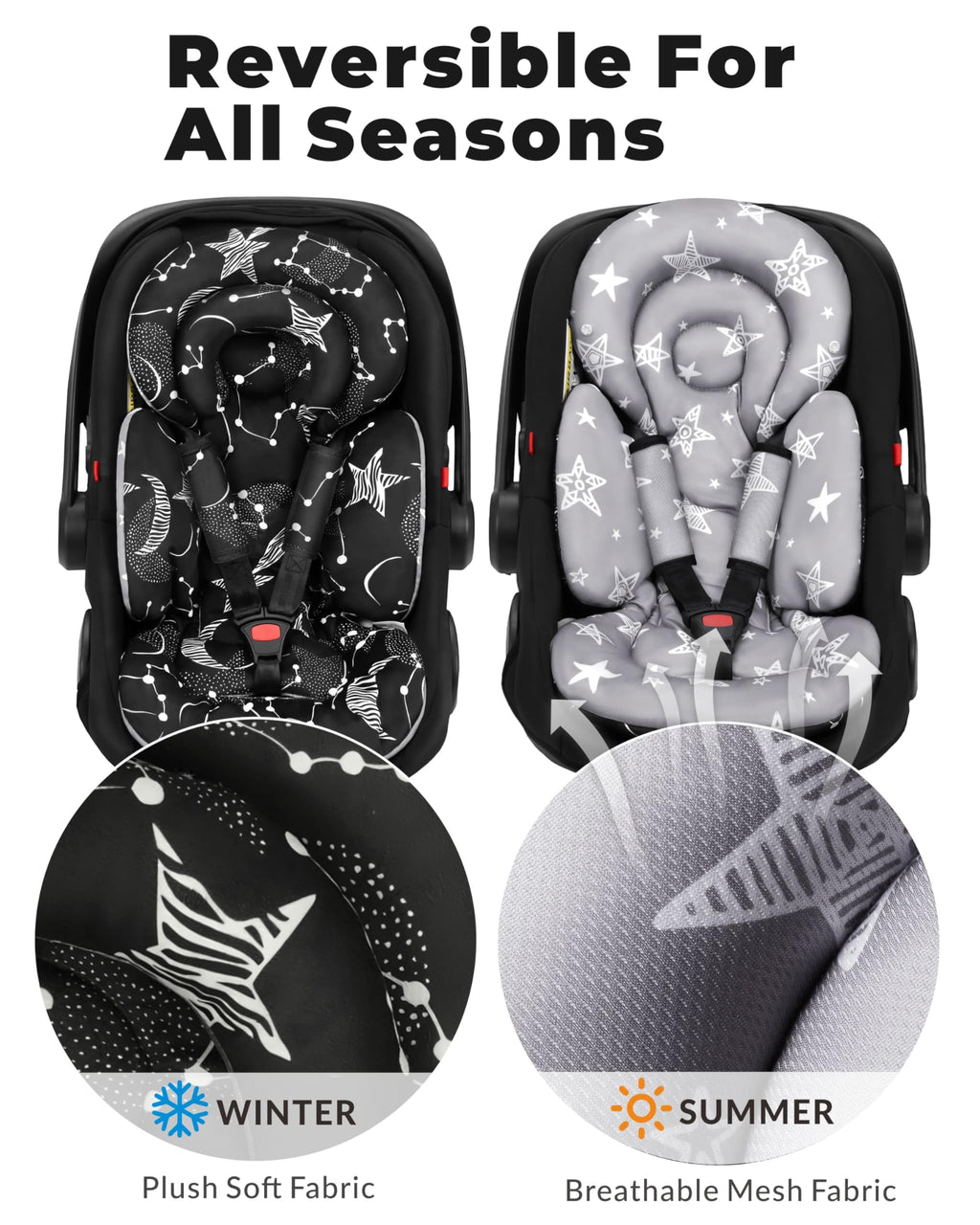 Infant Car Seat Insert with Removable Cushion X6046