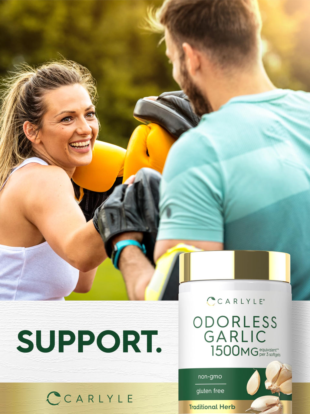 Odorless Garlic Supplement 250 Softgels R4374