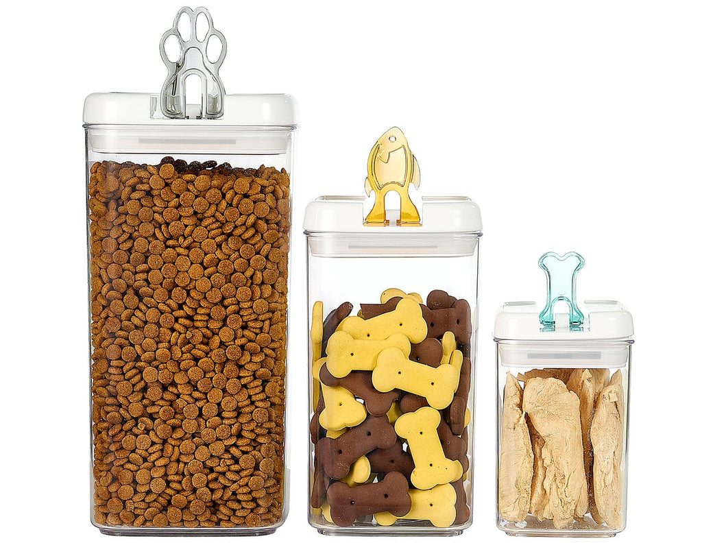 Airtight Pet Food Container with Flip Top Handles Q298937