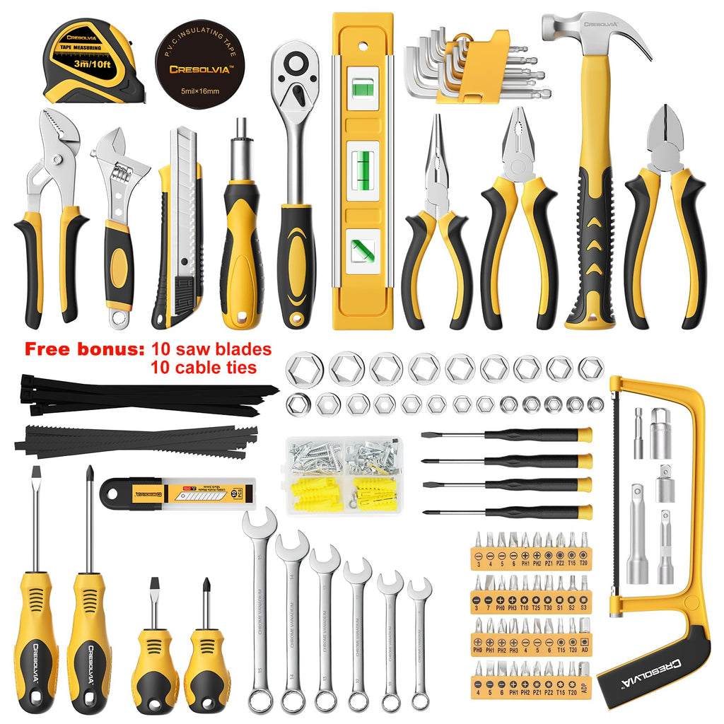 199 Piece Tool Kit with Socket Wrench Tool Box Case R35507