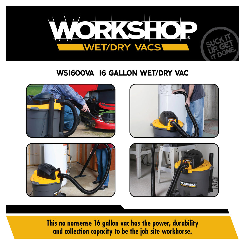 16-Gallon Wet Dry Vacuum Cleaner V872